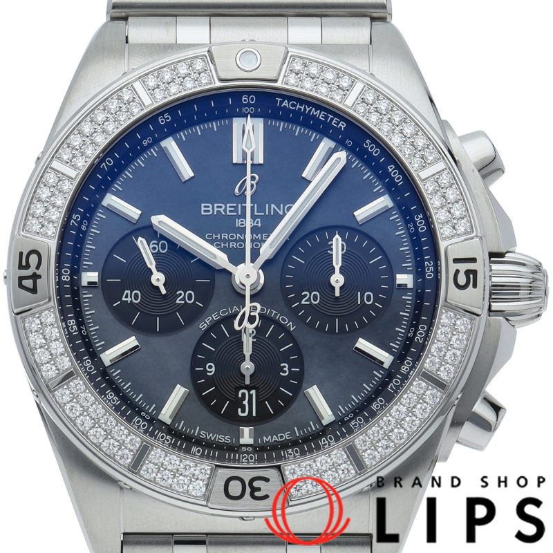 クロノマット B01 42 クロノグラフ ダイヤベゼル シェル 日本限定25本