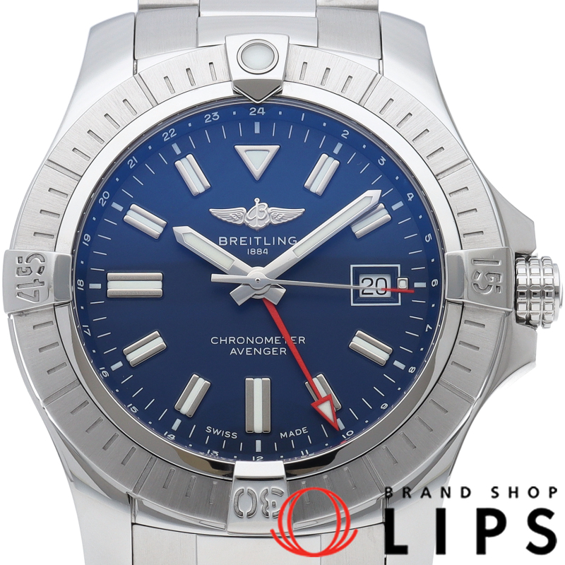アベンジャー オートマチック GMT 45 ブルー
