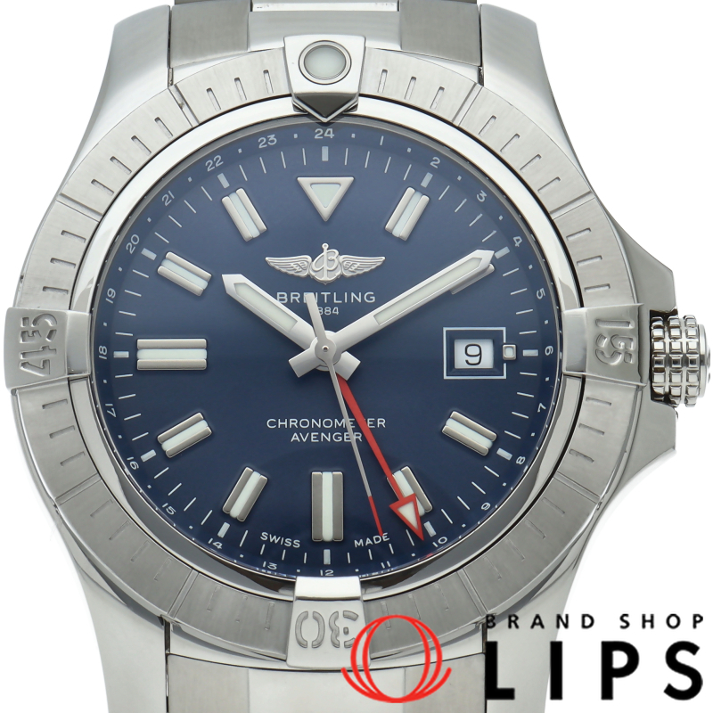 アベンジャー オートマチック GMT 45 ブルー