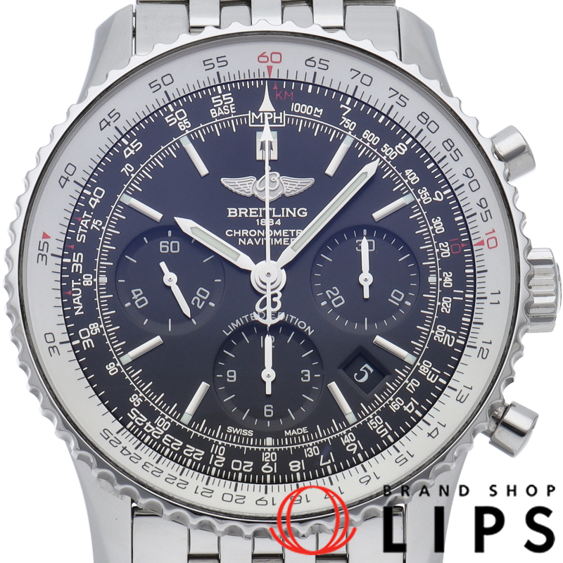 ナビタイマー 01 クロノグラフ 43 ブラックブラック 日本限定400本