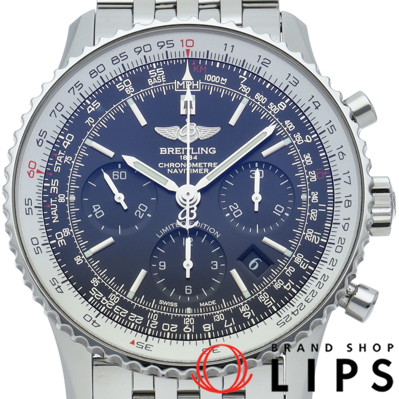 ナビタイマー01 クロノグラフ 43 ブラックブラック 日本限定400本