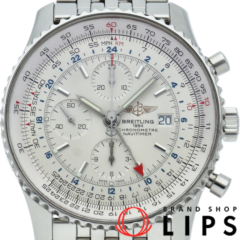 ナビタイマーワールド クロノグラフ GMT 46