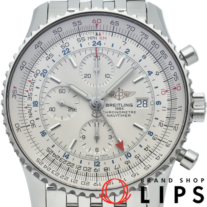 ナビタイマーワールド クロノグラフ GMT 46