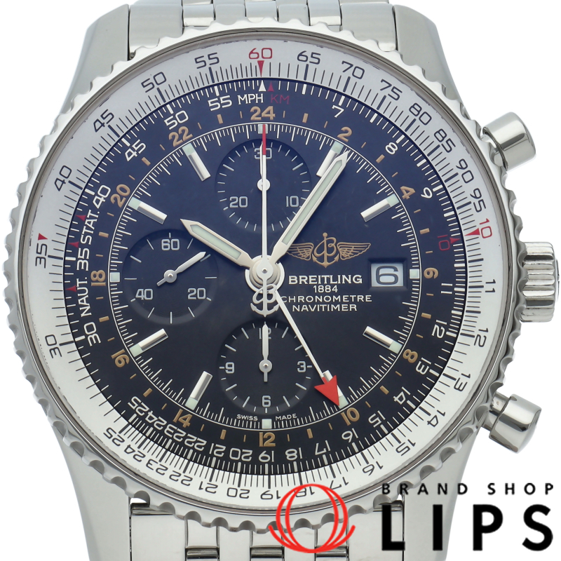 ナビタイマーワールド クロノグラフ GMT 46