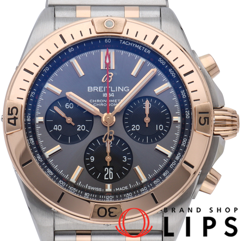 クロノマット B01 42 クロノグラフ コンビ