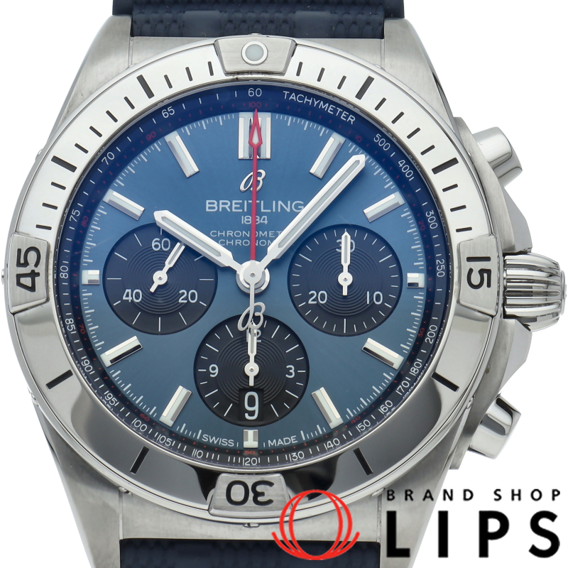 クロノマット B01 42 クロノグラフ ブルー