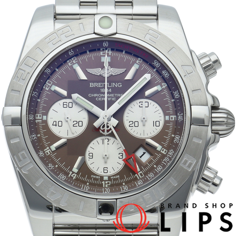 クロノマット44 GMT ウォッチ ブラウン