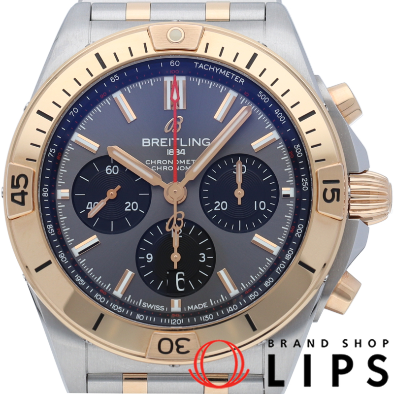 クロノマット B01 42 クロノグラフ コンビ