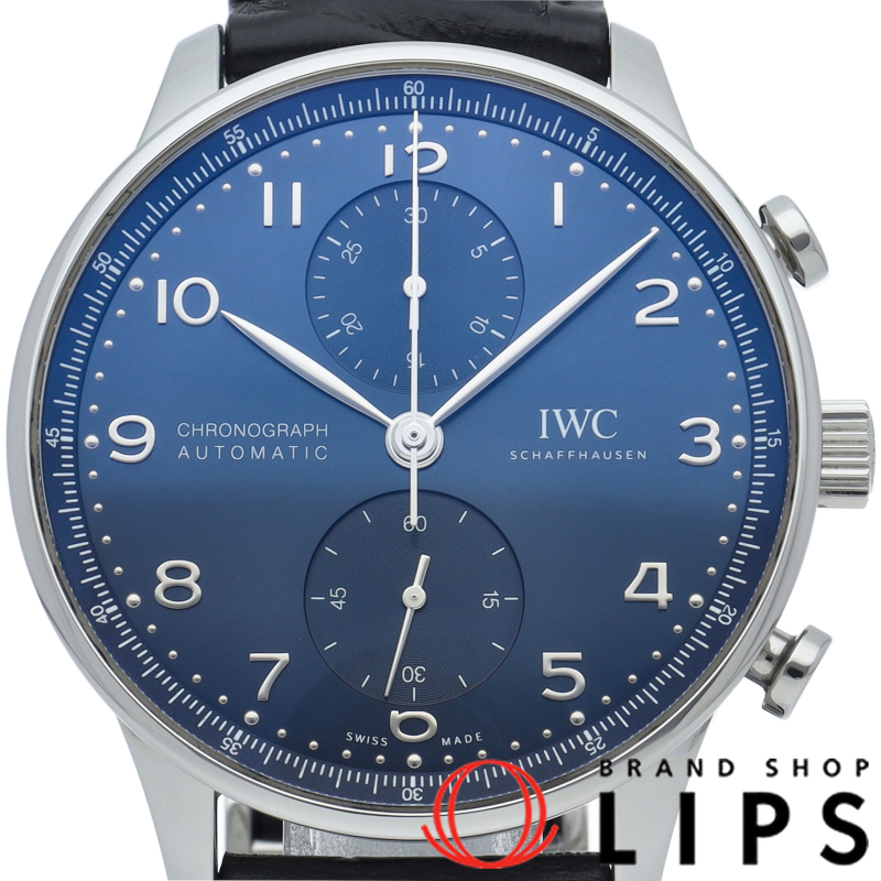 ポルトギーゼ クロノグラフ Dバックル ブルー