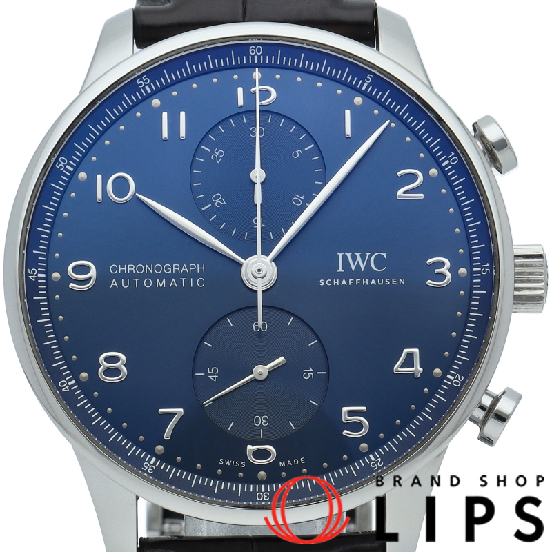 ポルトギーゼ クロノグラフ Dバックル ブルー