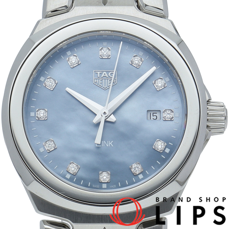 リンク レディース時計 12Pダイヤ シェル