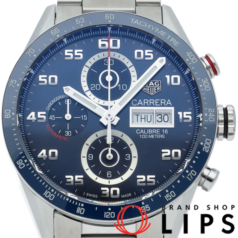 カレラ クロノグラフ キャリバー16 ブルー