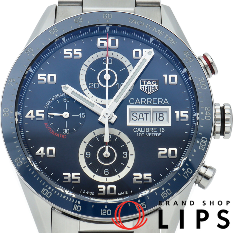 カレラ クロノグラフ キャリバー16 ブルー