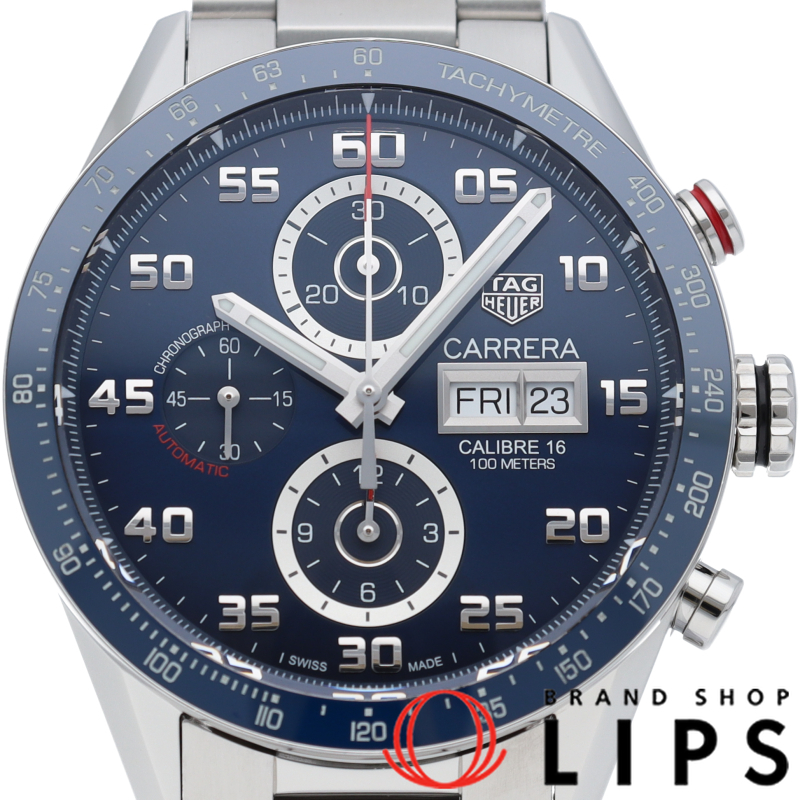 カレラ クロノグラフ キャリバー16 ブルー
