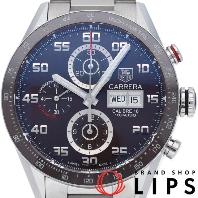 カレラ キャリバー 16 クロノグラフ デイデイト ブラウン