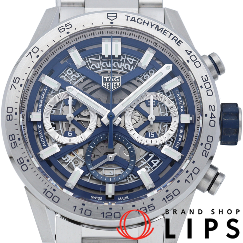 カレラ キャリバー ホイヤー 02 クロノグラフ ブルー エディション 日本限定400本