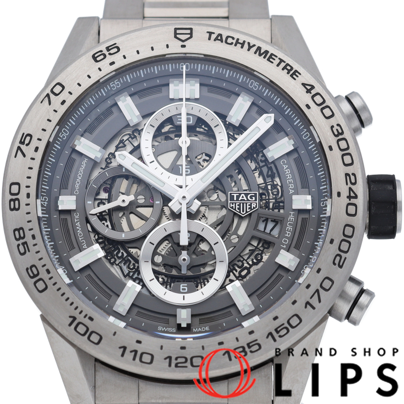 カレラ キャリバー ホイヤー 01 クロノグラフ グレーファントム