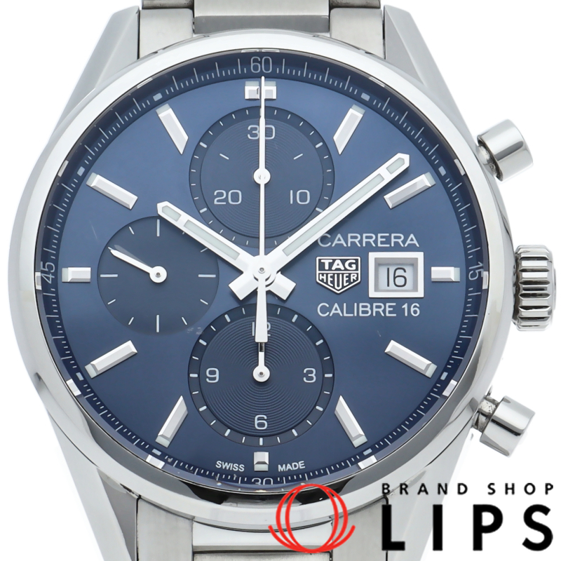 カレラ キャリバー 16 クロノグラフ ブルー