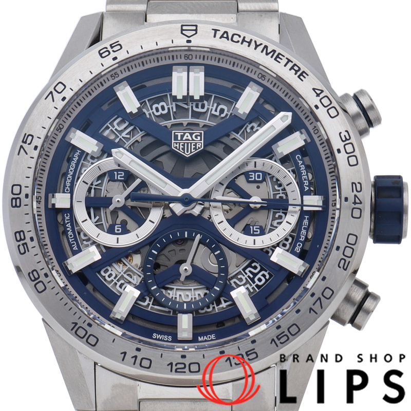 カレラ キャリバー ホイヤー 02 クロノグラフ ブルー エディション 日本限定400本