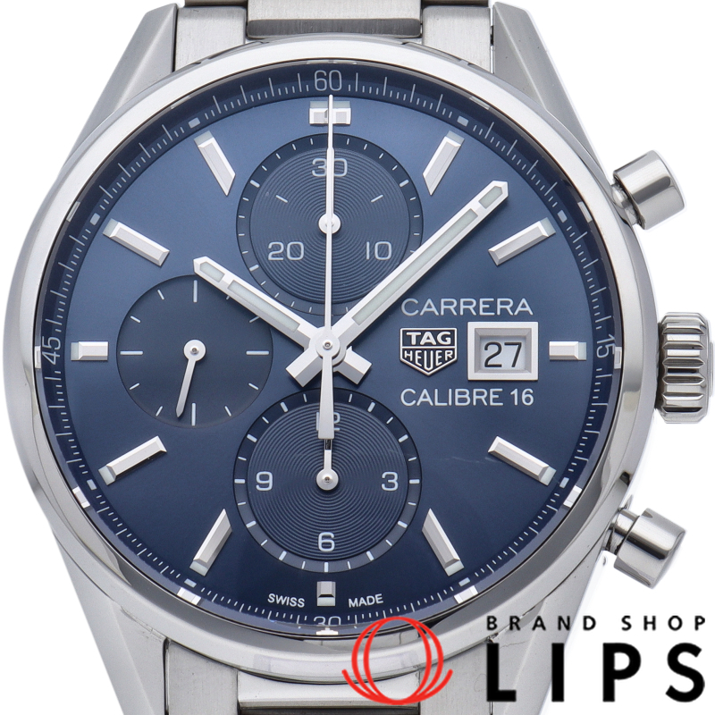 カレラ キャリバー 16 クロノグラフ ブルー