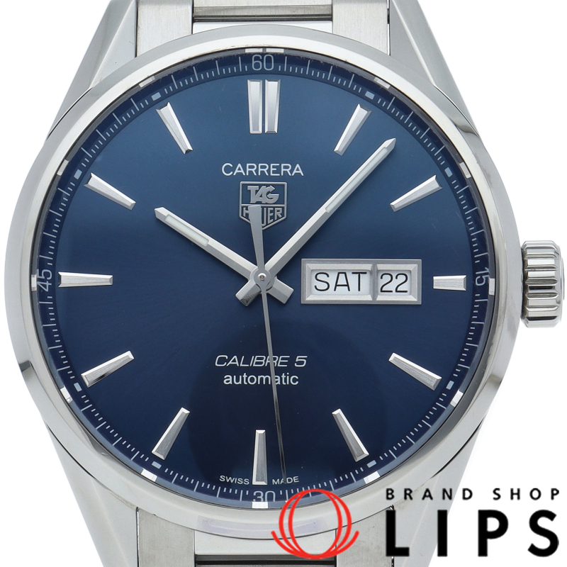 カレラ キャリバー5 デイデイト ブルー