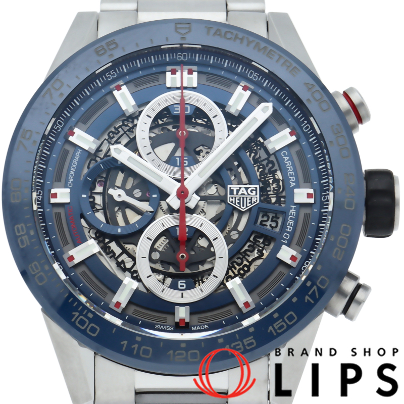 カレラ キャリバーホイヤー01 クロノグラフ メーカーOH済(保証期間中)