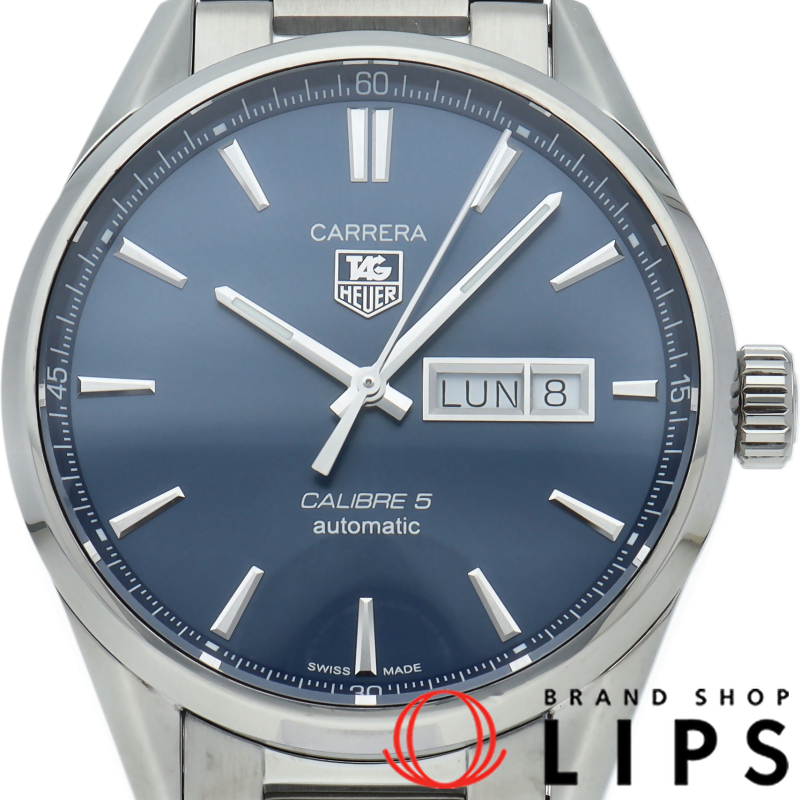 カレラ キャリバー5 デイデイト ブルー