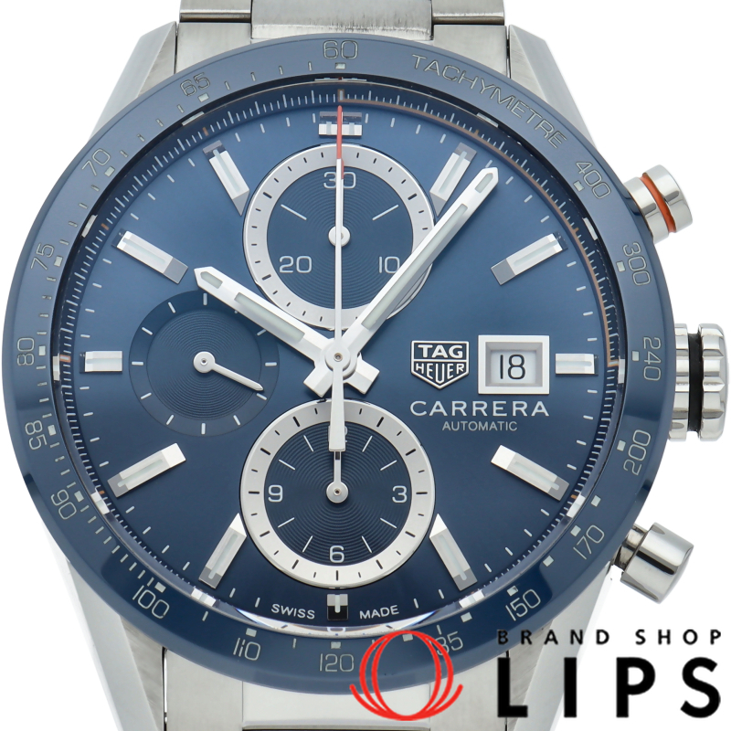 カレラ キャリバー16 クロノグラフ ブルー