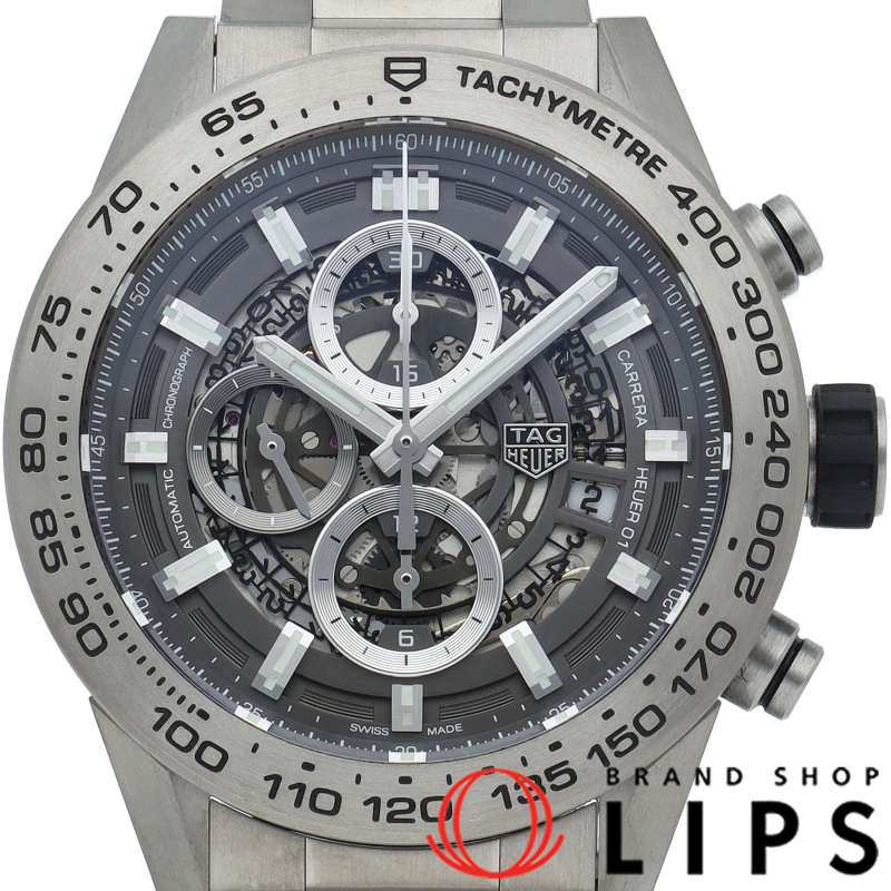 カレラ キャリバーホイヤー01 クロノグラフ グレーファントム