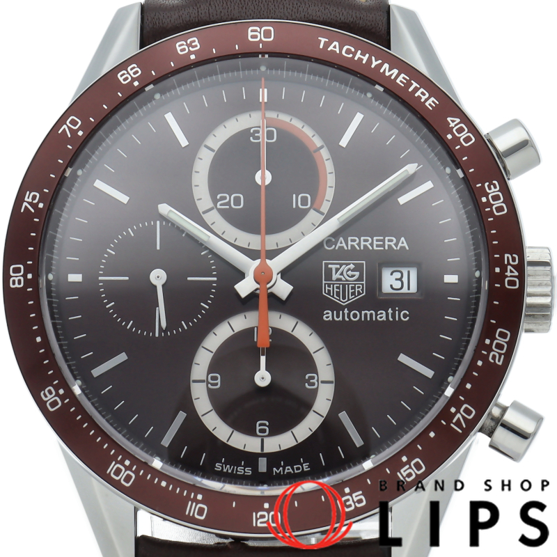 カレラ キャリバー16 クロノグラフ ブラウン