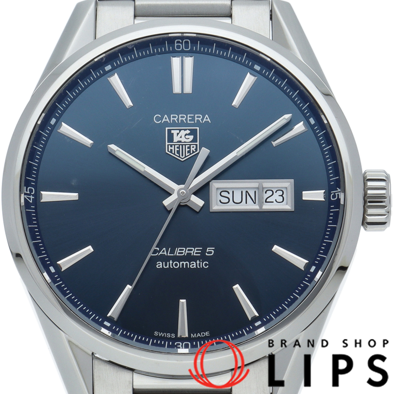 カレラ キャリバー5 デイデイト ブルー