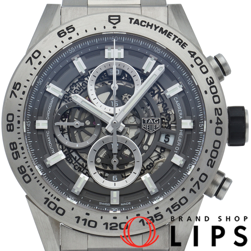 カレラ キャリバーホイヤー01 クロノグラフ グレーファントム