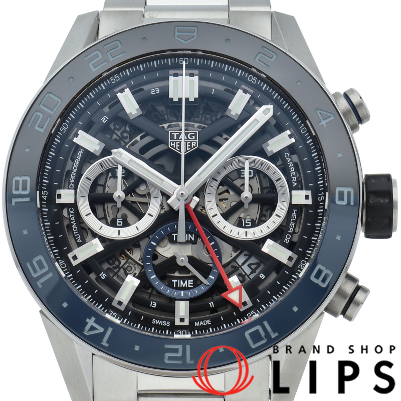 カレラ キャリバーホイヤー02 クロノグラフ GMT