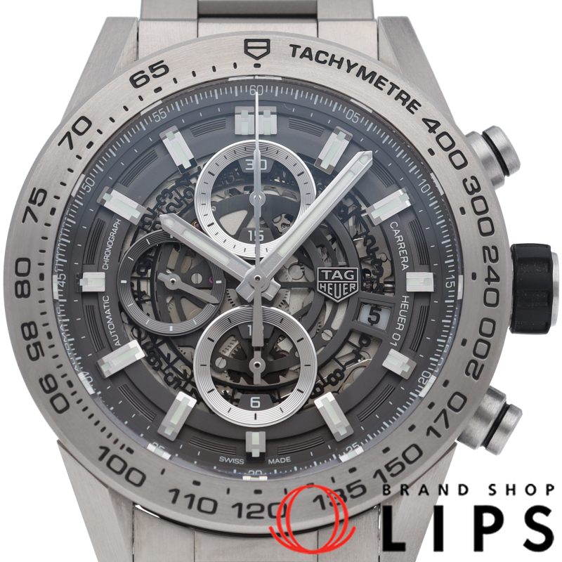 カレラ キャリバーホイヤー01 クロノグラフ グレーファントム