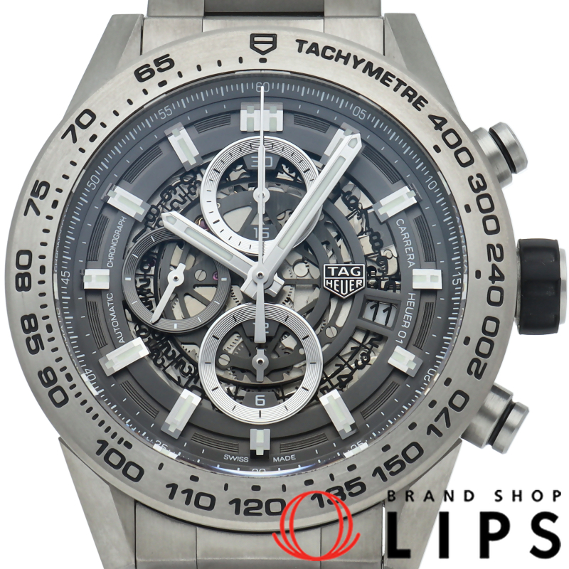 カレラ キャリバーホイヤー01 クロノグラフ グレーファントム