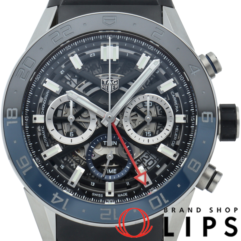 カレラ キャリバーホイヤー02 クロノグラフ GMT