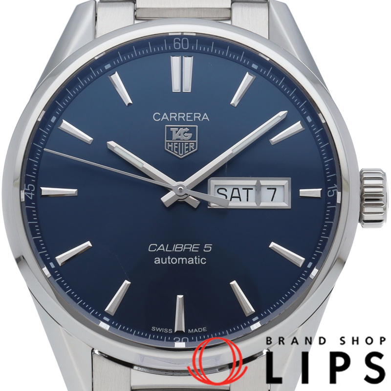 カレラ キャリバー5 デイデイト ブルー