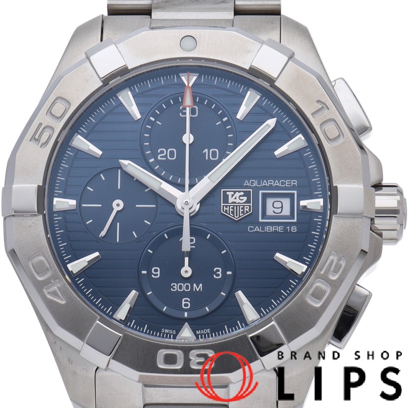 アクアレーサー クロノグラフ キャリバー 16 ブルー