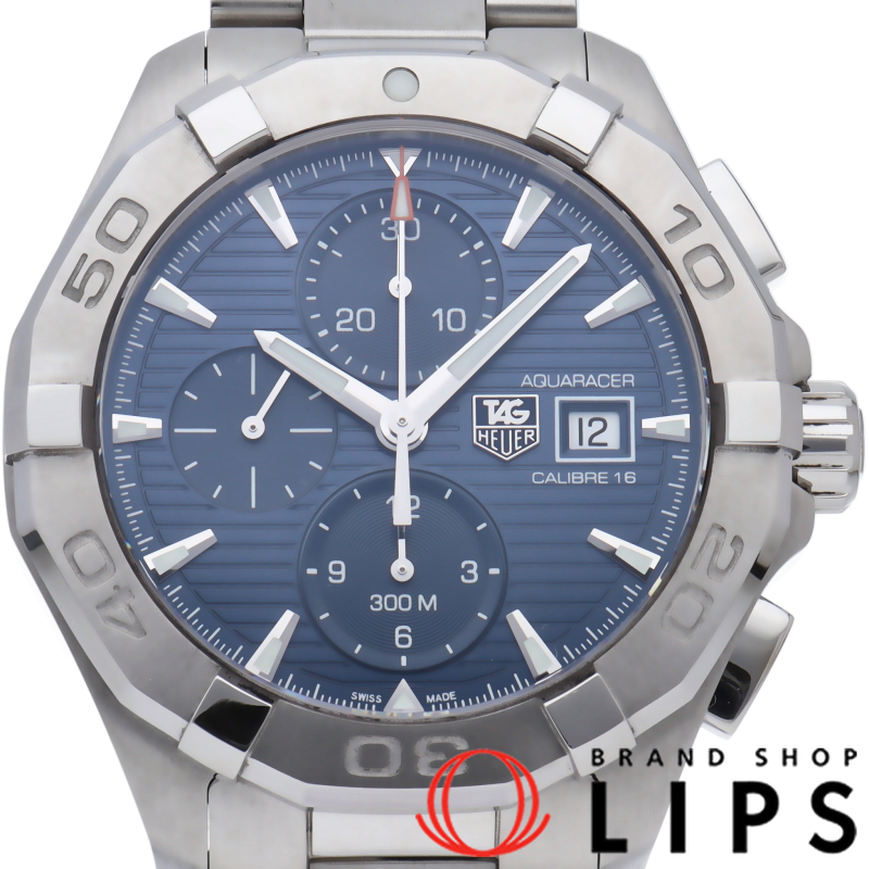 アクアレーサー クロノグラフ キャリバー 16 ブルー