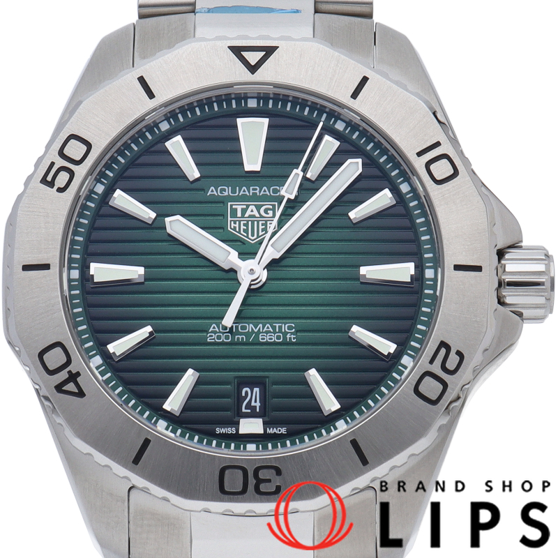 アクアレーサー プロフェッショナル 200 オートマチック 40mm グリーン