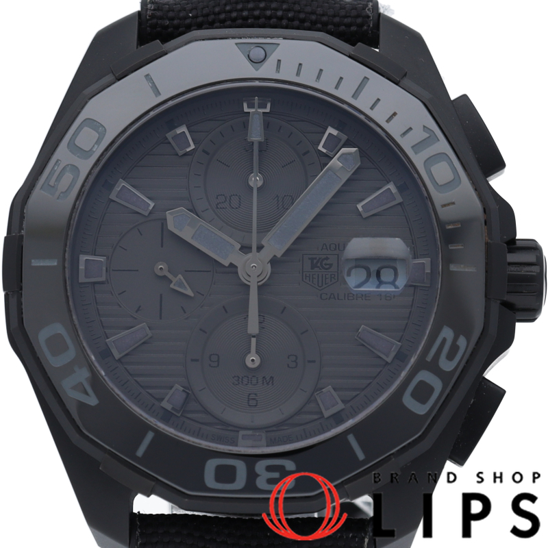 アクアレーサー クロノグラフ キャリバー 16 ブラックファントム