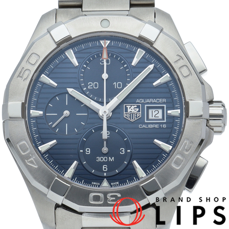 アクアレーサー クロノグラフ キャリバー 16 ブルー