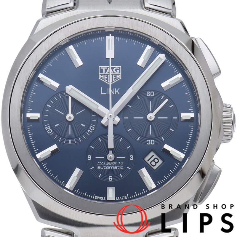 リンク クロノグラフ キャリバー 17 ブルー