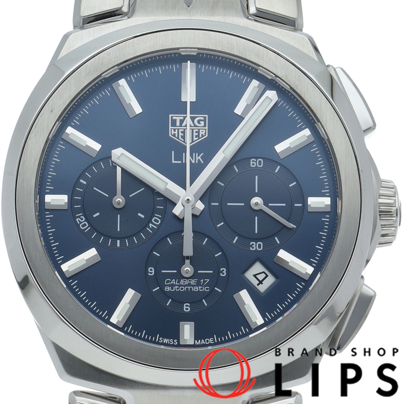 リンク クロノグラフ キャリバー17 ブルー