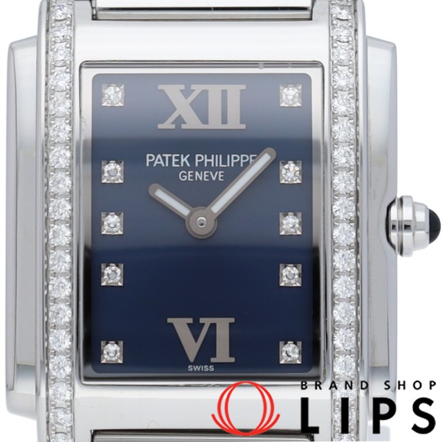 TWENTY-4 ダイヤベゼル 10Pダイヤ ブルー