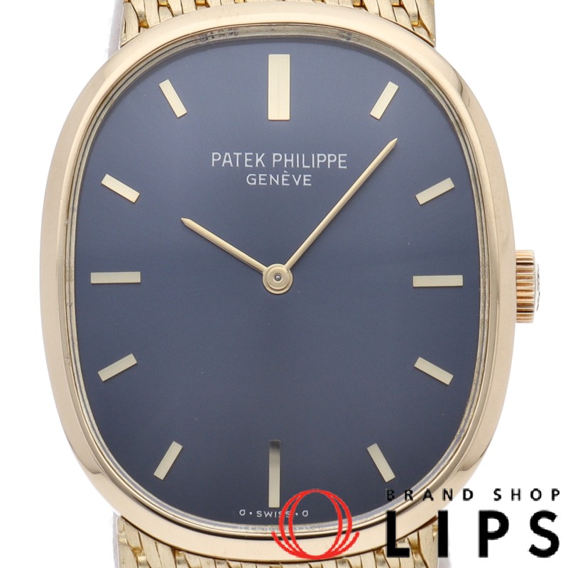 ゴールデン エリプス ウォッチ 手巻 ブルー