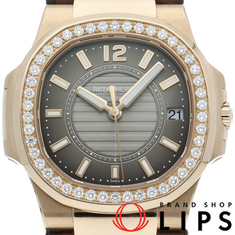 ノーチラス レディース時計 ダイヤベゼル メーカーOH済(保証期間中)