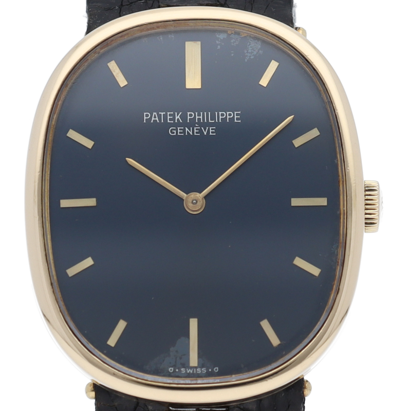 ゴールデンエリプス ウォッチ 手巻 ブルー