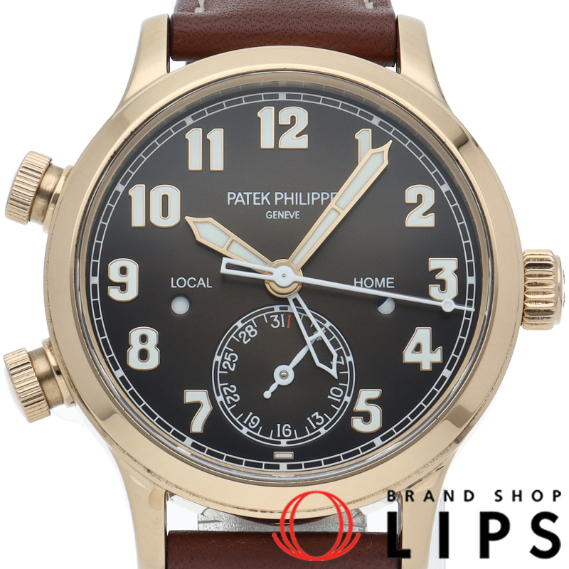 カラトラバ パイロット トラベルタイム ウォッチ 37.5mm