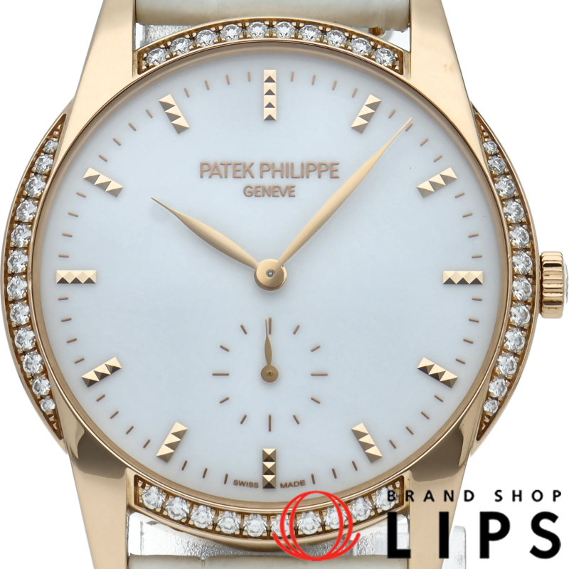 カラトラバ ウォッチ 33mm 手巻 ダイヤベゼル